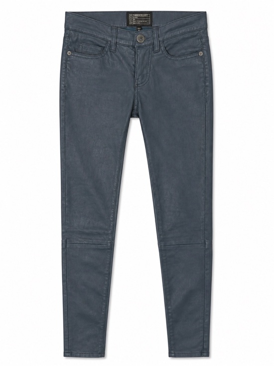Current/Elliott Pants - Current Elliott‎ Leather Skinny Pants 24 Low Rise Y2K DoveTail